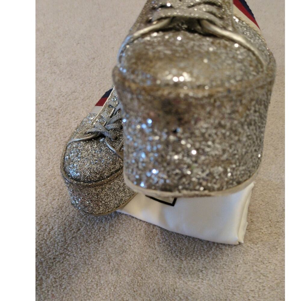 Gucci Peggy Glitter Platform Sneaker - Picture 12 of 15